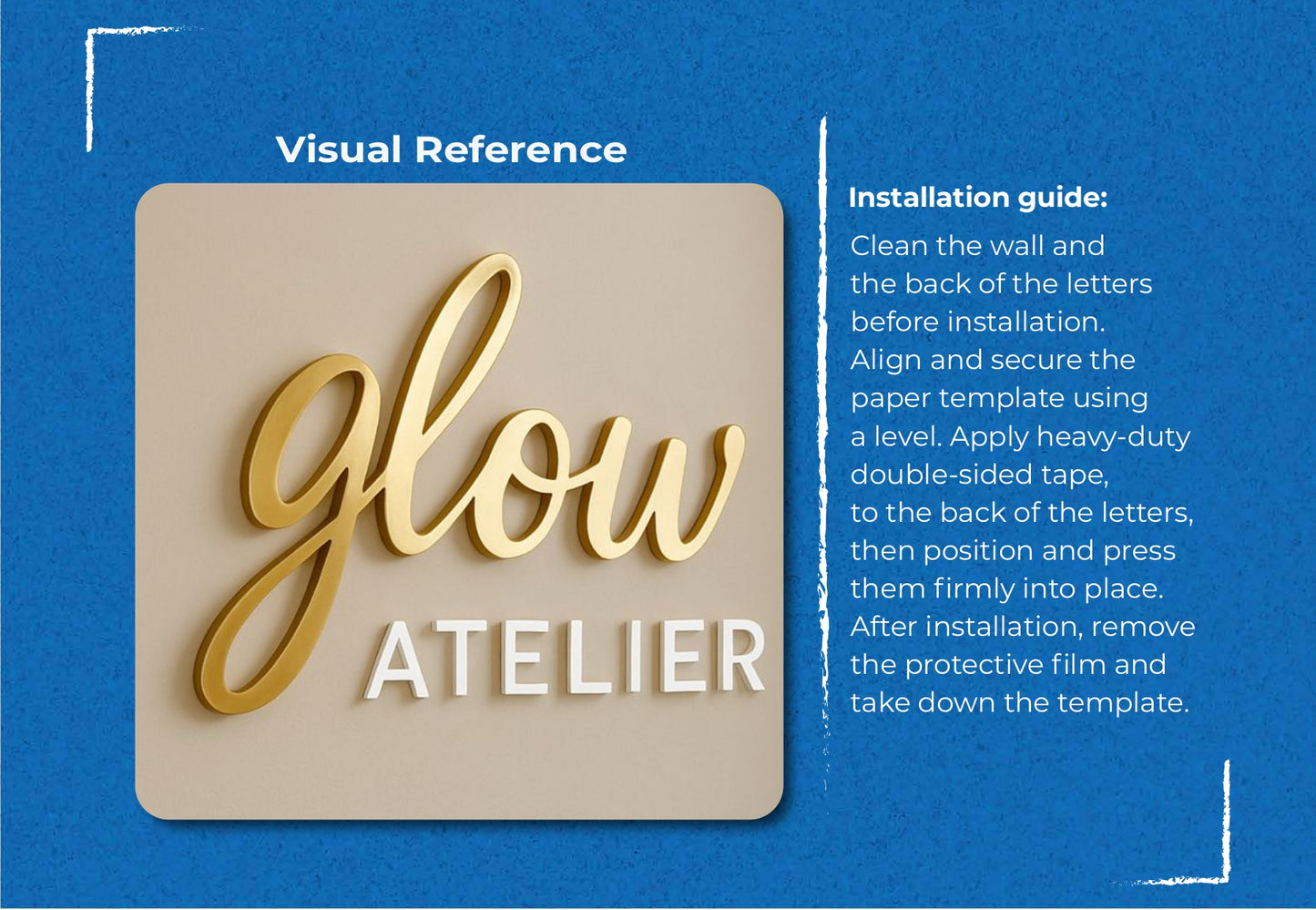 2D Acrylic Letters-Ahava Beauty