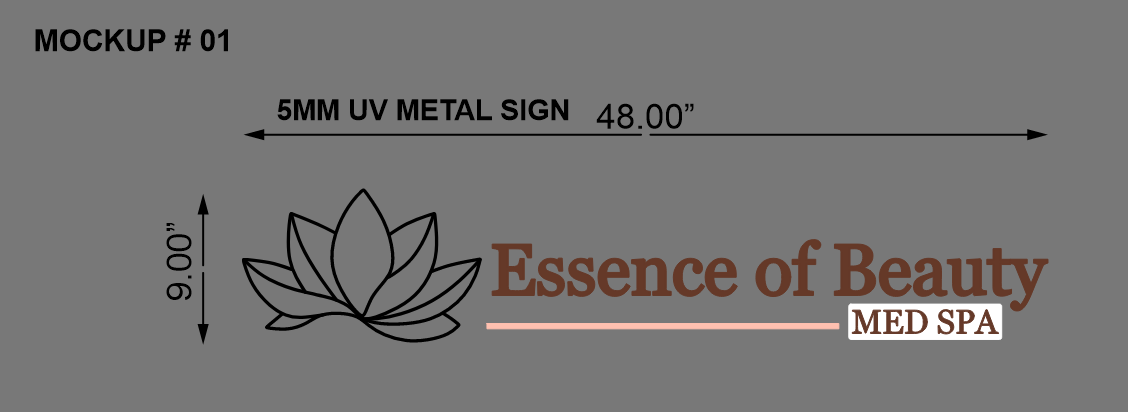 Essence Of Beauty 5mm Metal Letters