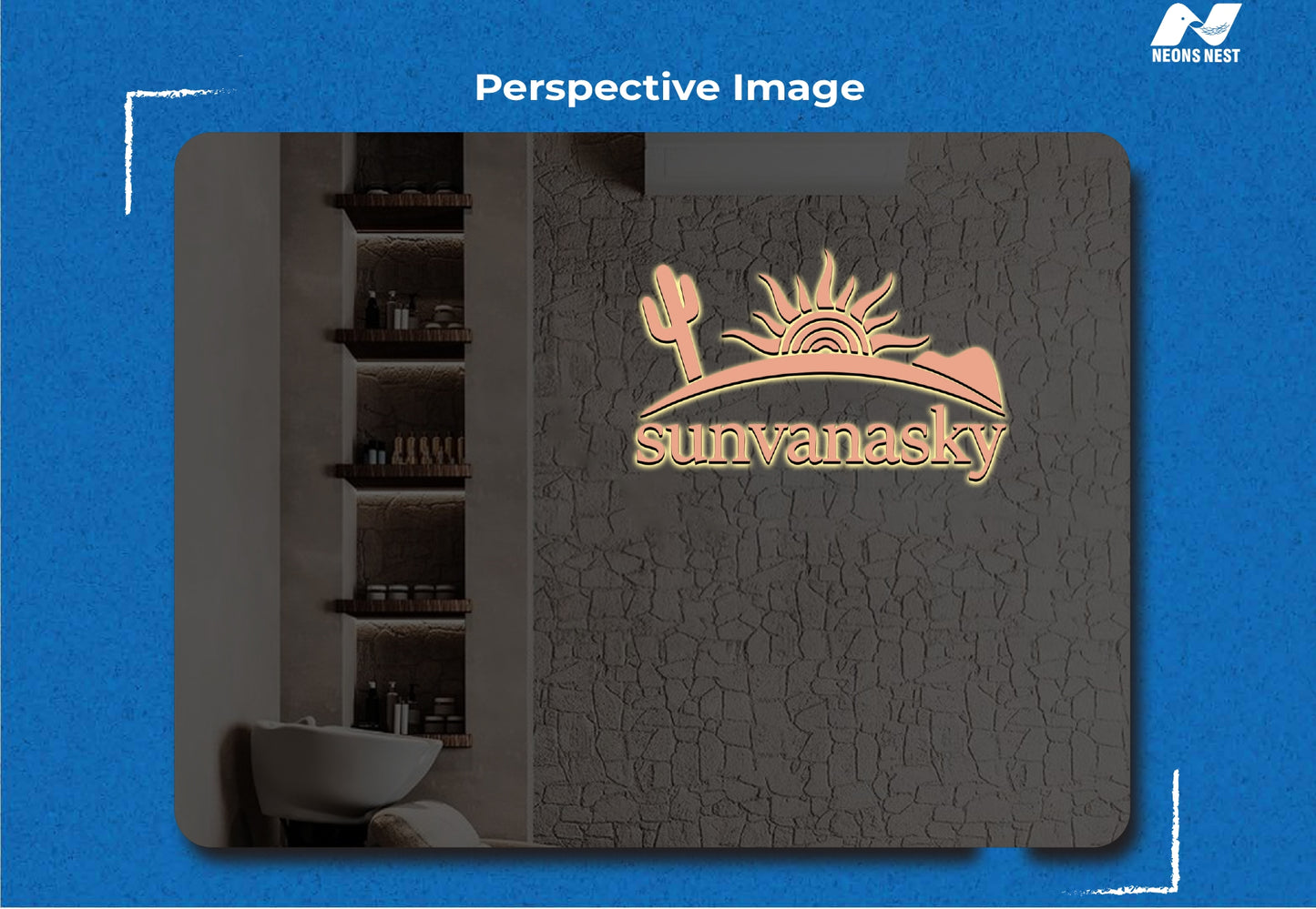 3D Metal Back-lit Sign-Sunvanasky