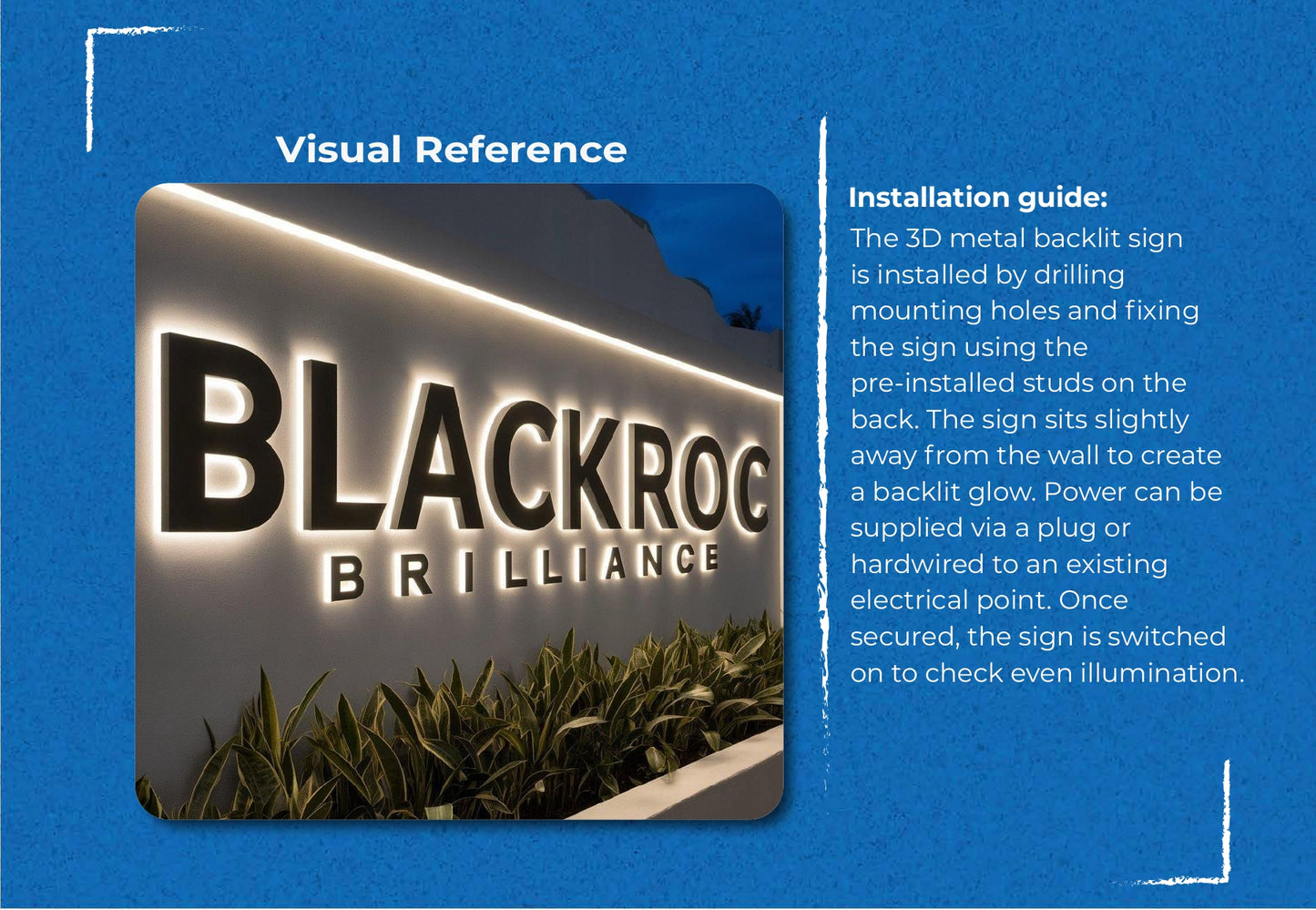 3D Metal Backlit Sign-Golden Hour Skin Rituals - Neonsnest.com