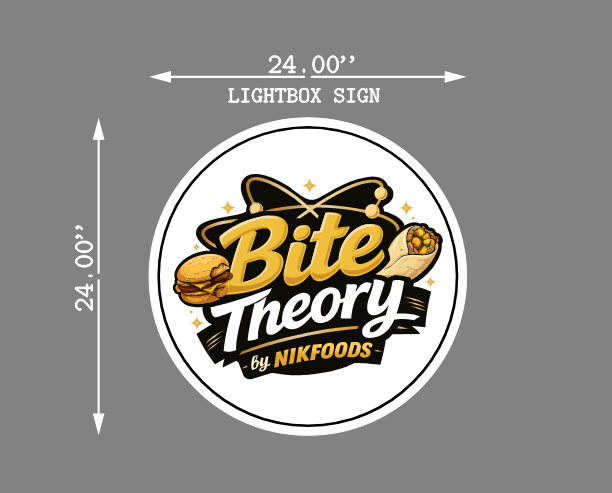 Bite Theory By NikFoods Lightbox Sgn
