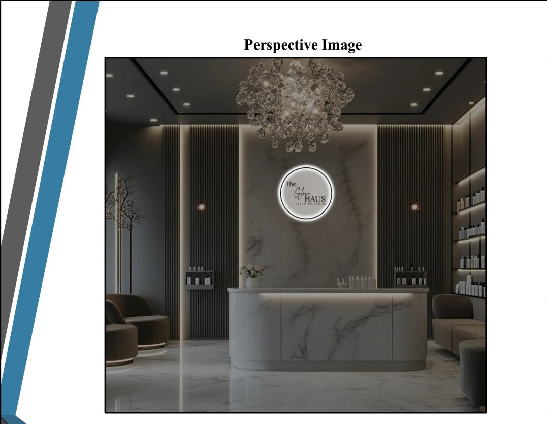 The Glow Haus Round Acrylic Sign - Neonsnest.com