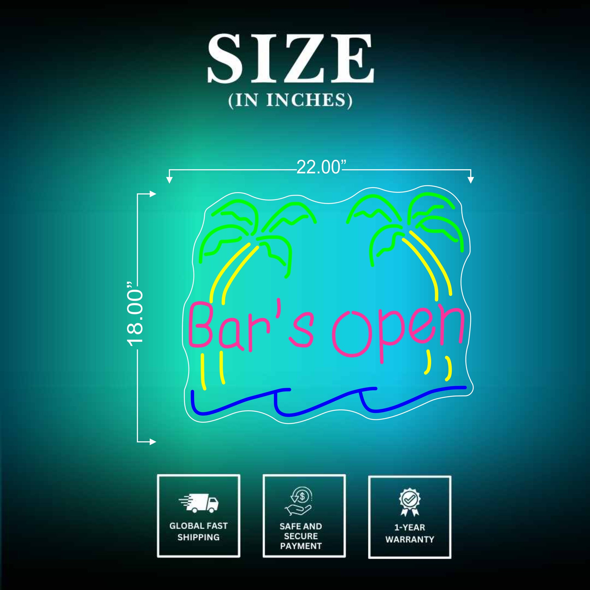 LED open Bar Signs