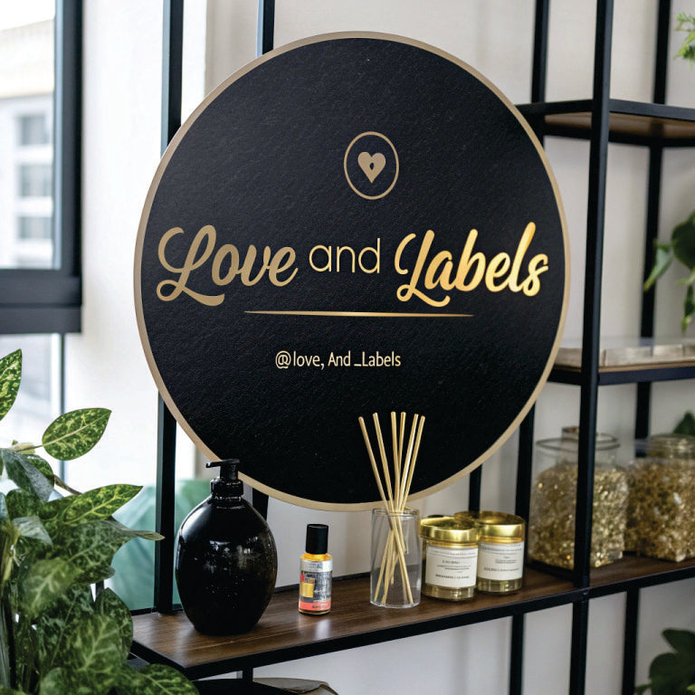 Love and Labels Acrylic Sign 07