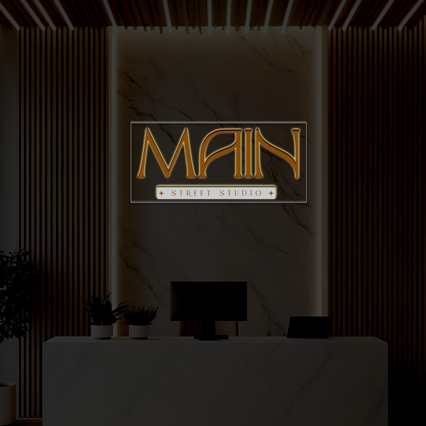 3D Metal Backlit Sign for Lea - Neonsnest.com