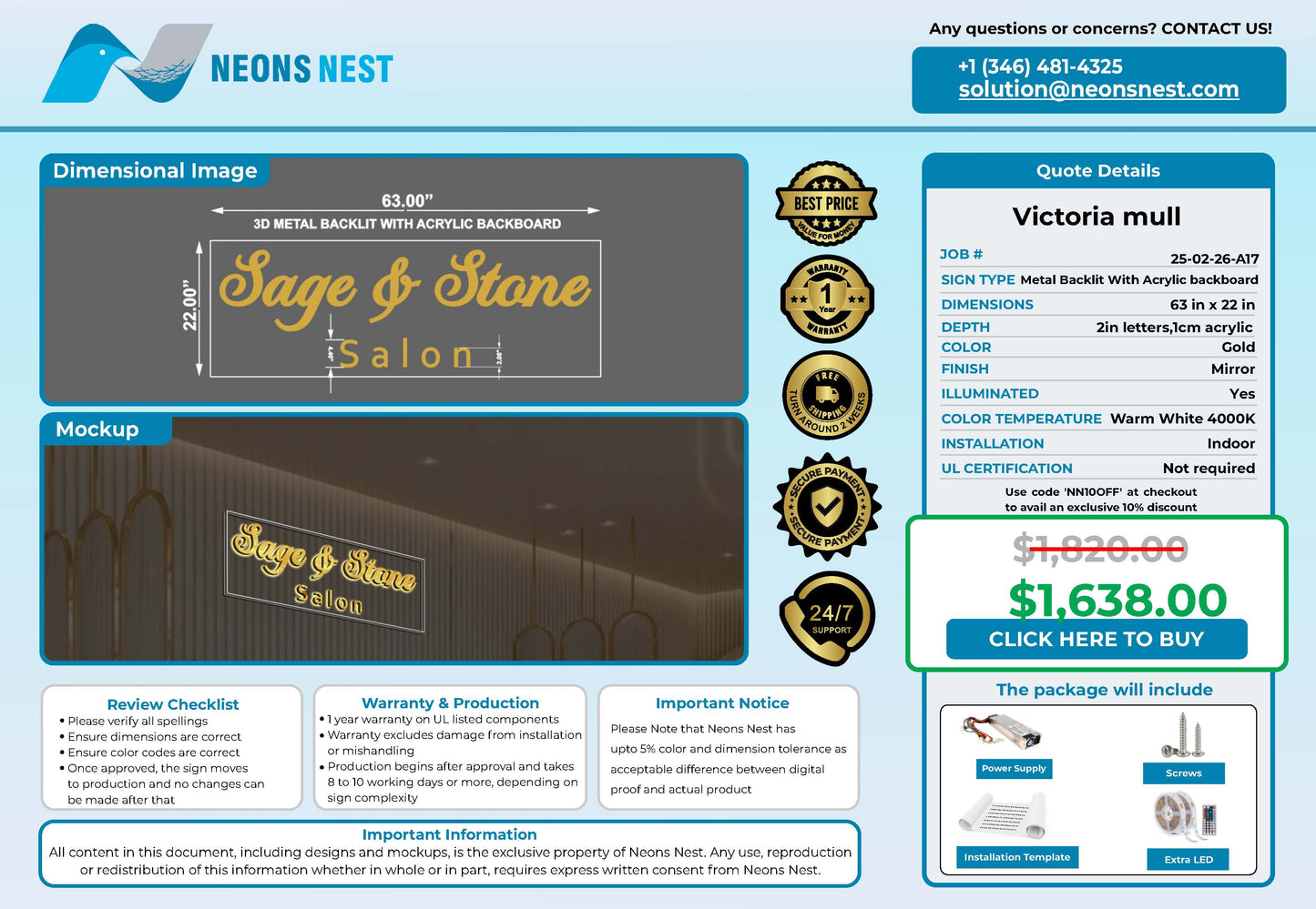 Sage and stone salon - Neonsnest.com