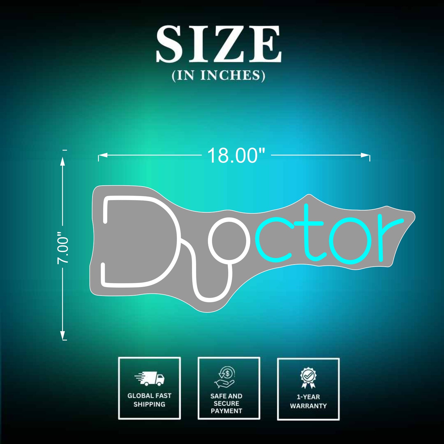 Size for custom signs