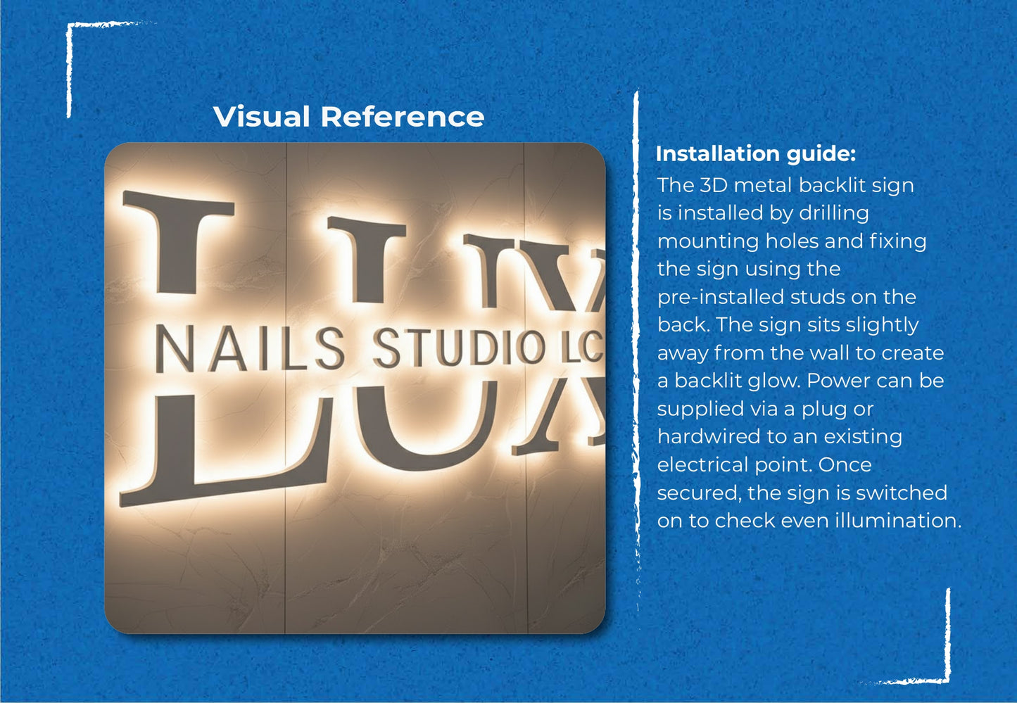 3D Metal Baklit Sign Outdoor-Stria Camouflage Studio - Neonsnest.com