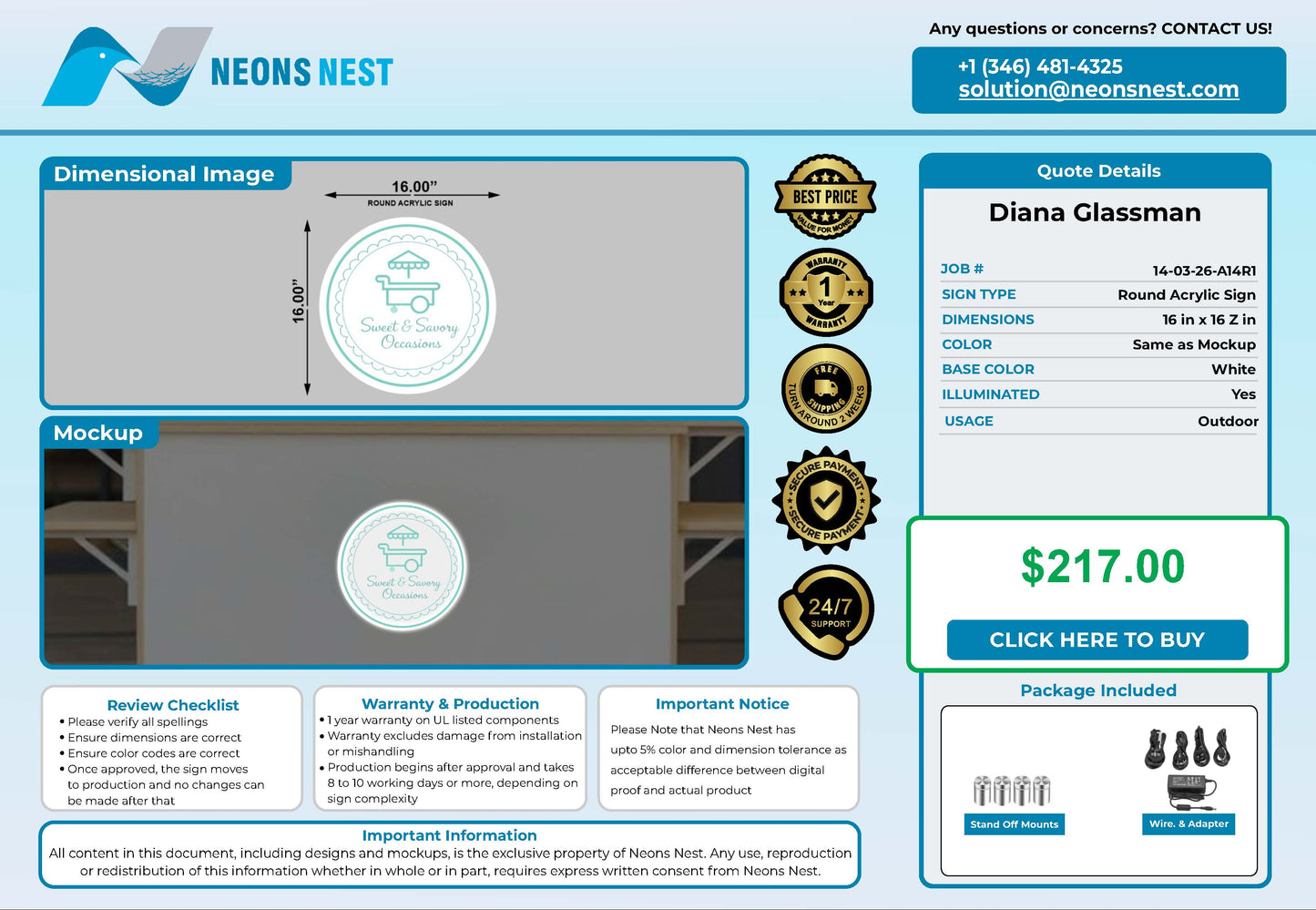 Sweet & Savory Ocassions - Neonsnest.com