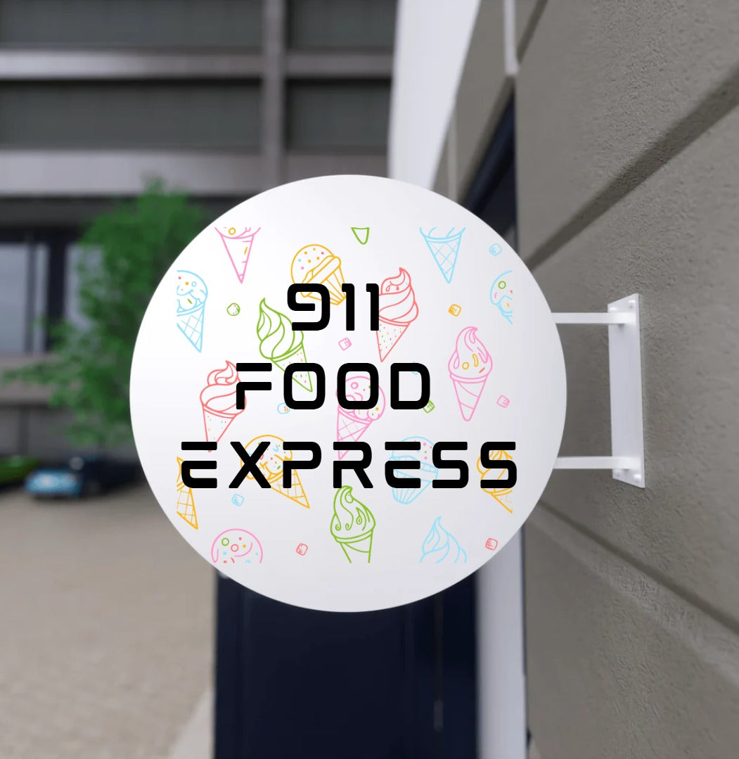 2D Blade Sign for 911 Food Express