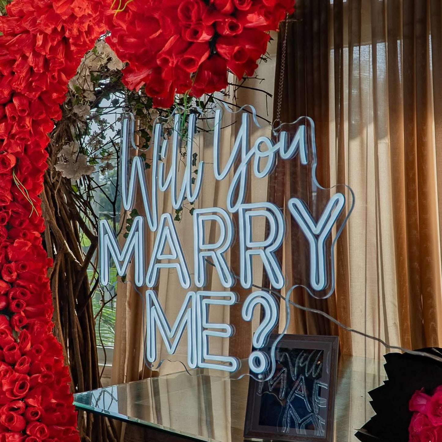 Will You Marry Me Neon Sign Home