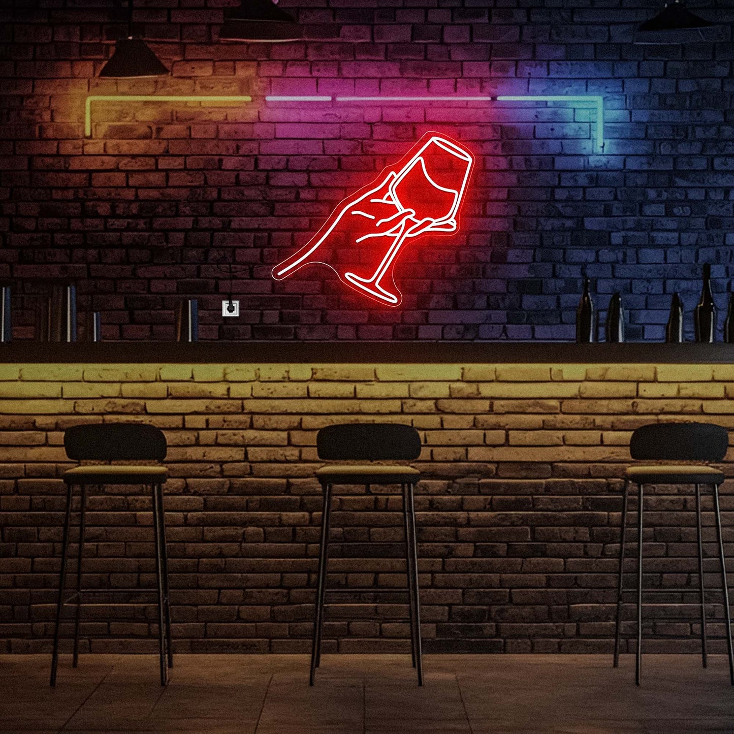 Wine Neon Sign Wall decor