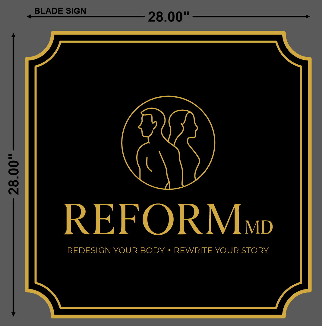 2D Blade Sign for Reform MD