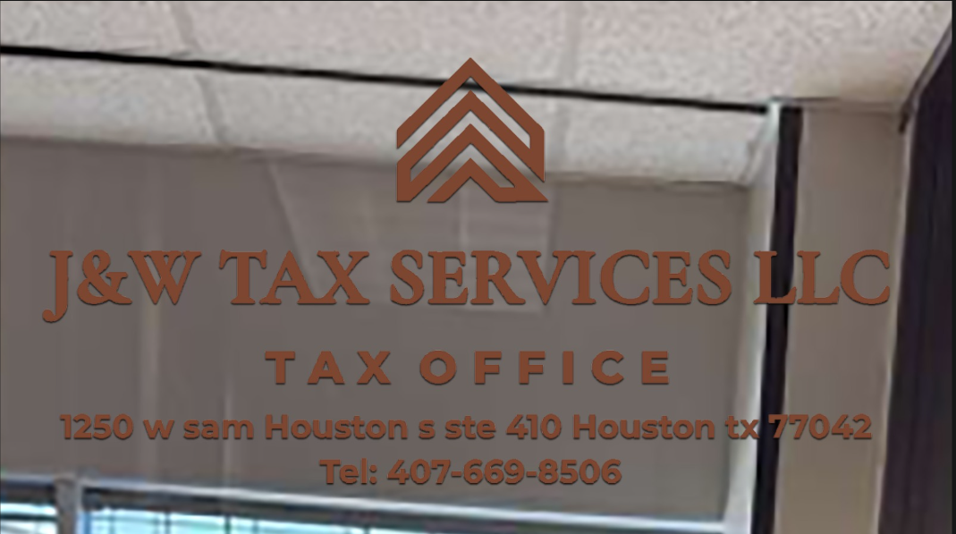 J&W Tax Services LLC 5mm Floating Letter Sign+Window Decal - Neonsnest.com