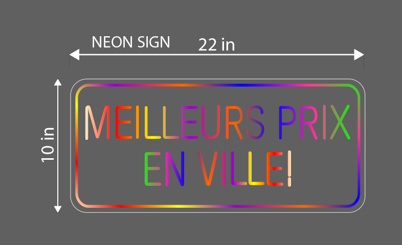 MEILLEURS PRIX Neon Sign