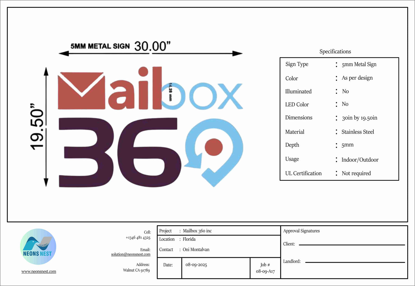 Custom Sign For Mailbox 360