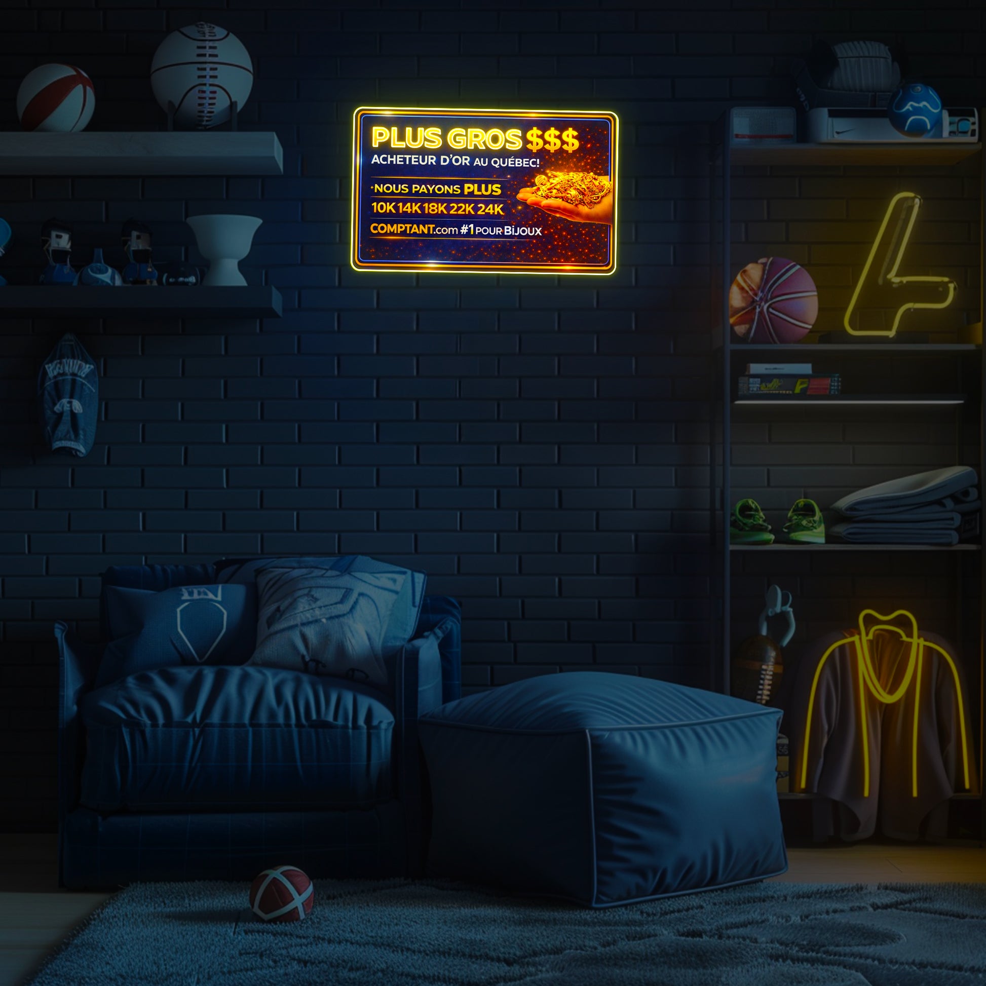 Plus Gros UV Neon Sign - Neonsnest.com