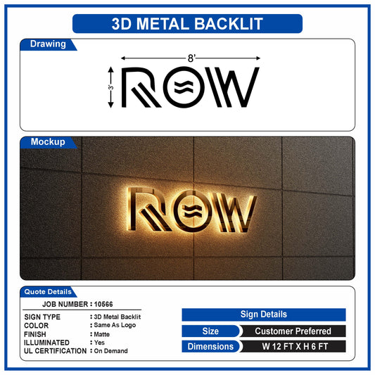 Custom sign for Jonah Townsend , Custom Metal Signs for Business - Neonsnest.com