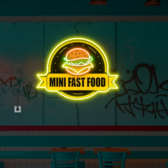 Fast Food UV Neon Sign