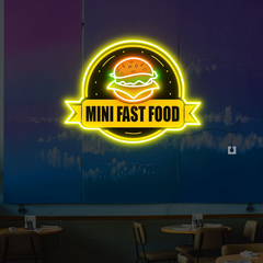 Fast Food UV Neon Sign