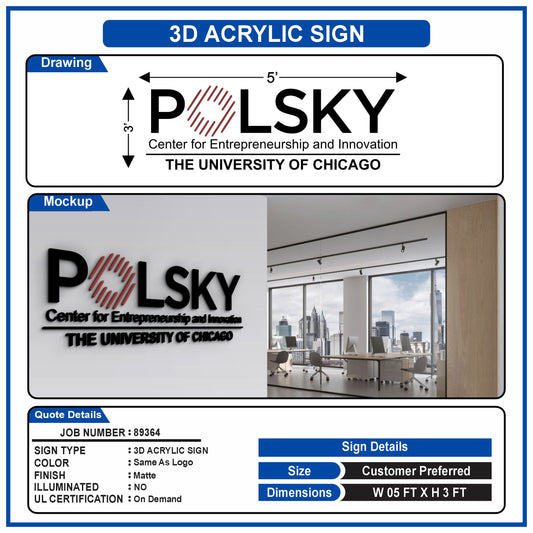 Custom Signs For Business Acrylic Sign - Neonsnest.com