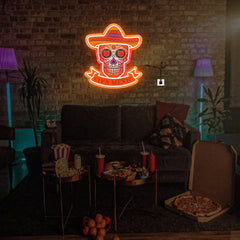 Viva México UV Neon Sign