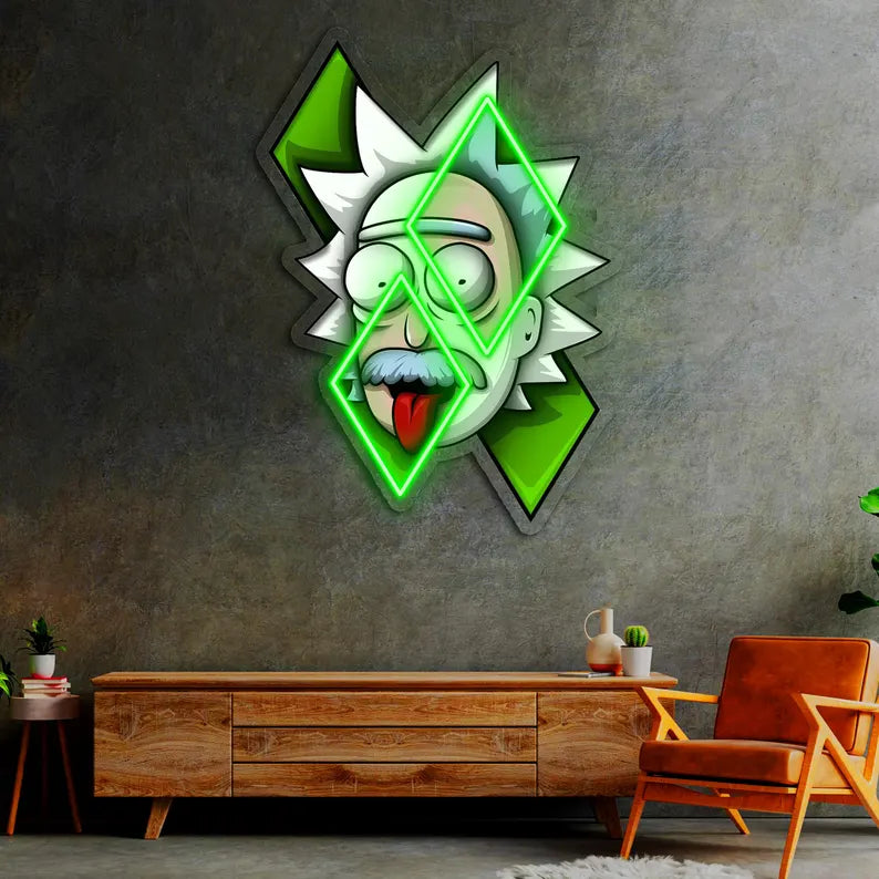 Rick UV Neon Sign