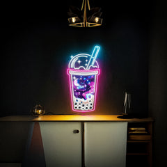 Bubble Tea UV Neon Sign