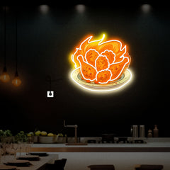 Fried Chicken UV Neon Sign