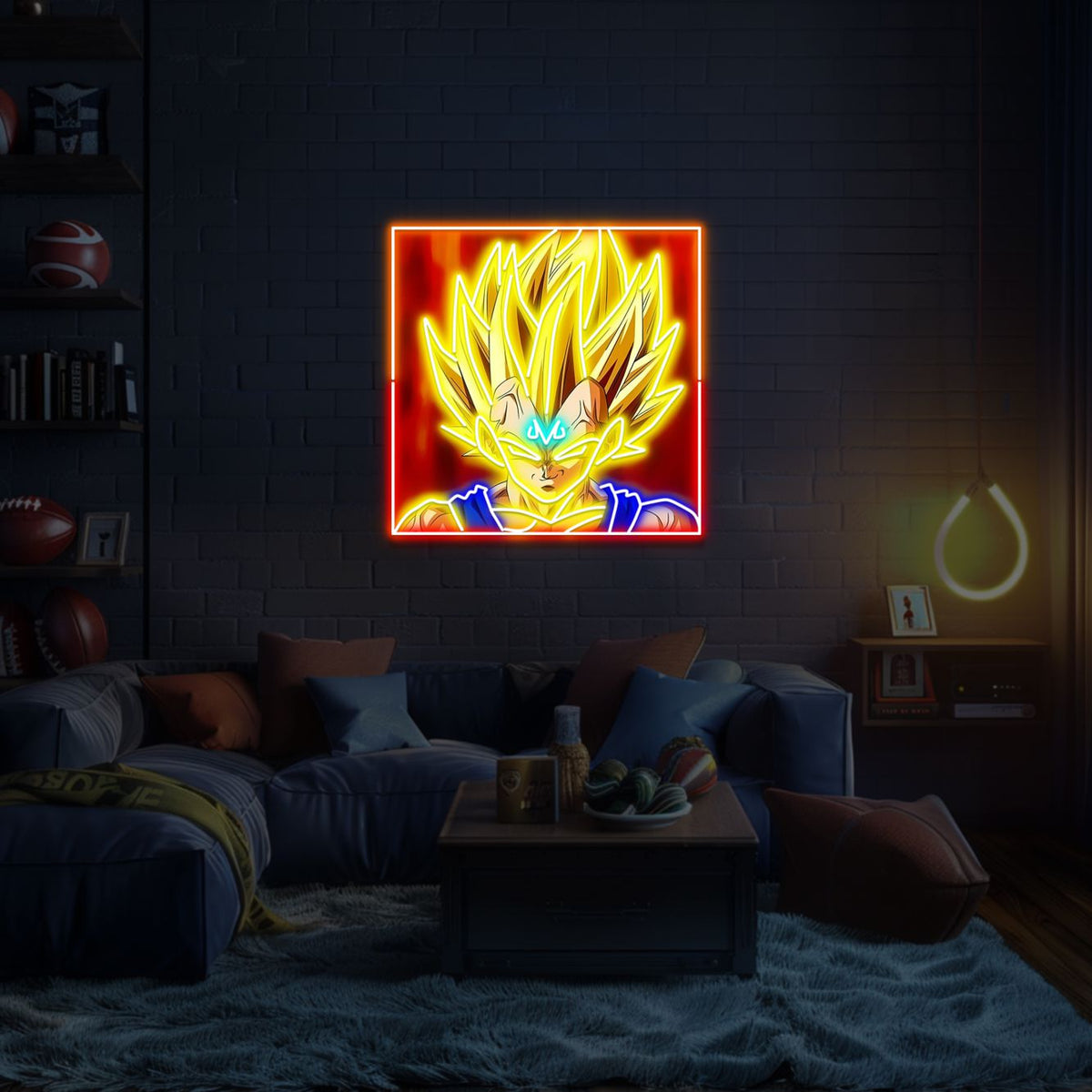 Goku UV Neon Sign