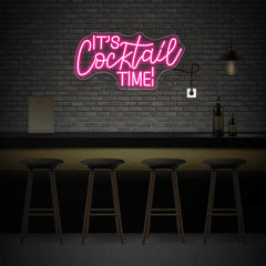 It’s Cocktail Time Neon Sign