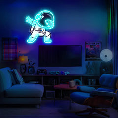 Astronaut Dabbing UV Neon Sign