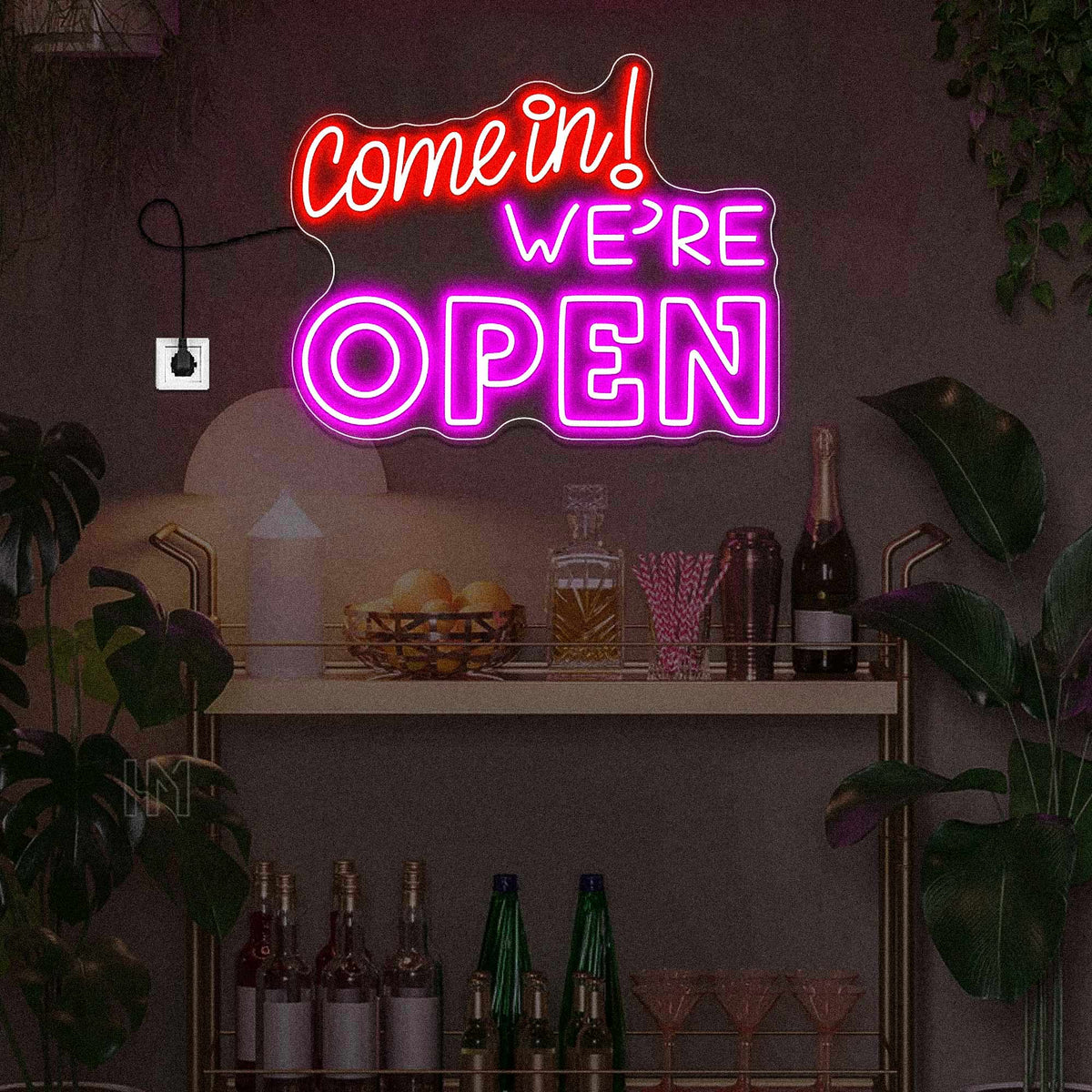 Come In, We're Open Neon Sign