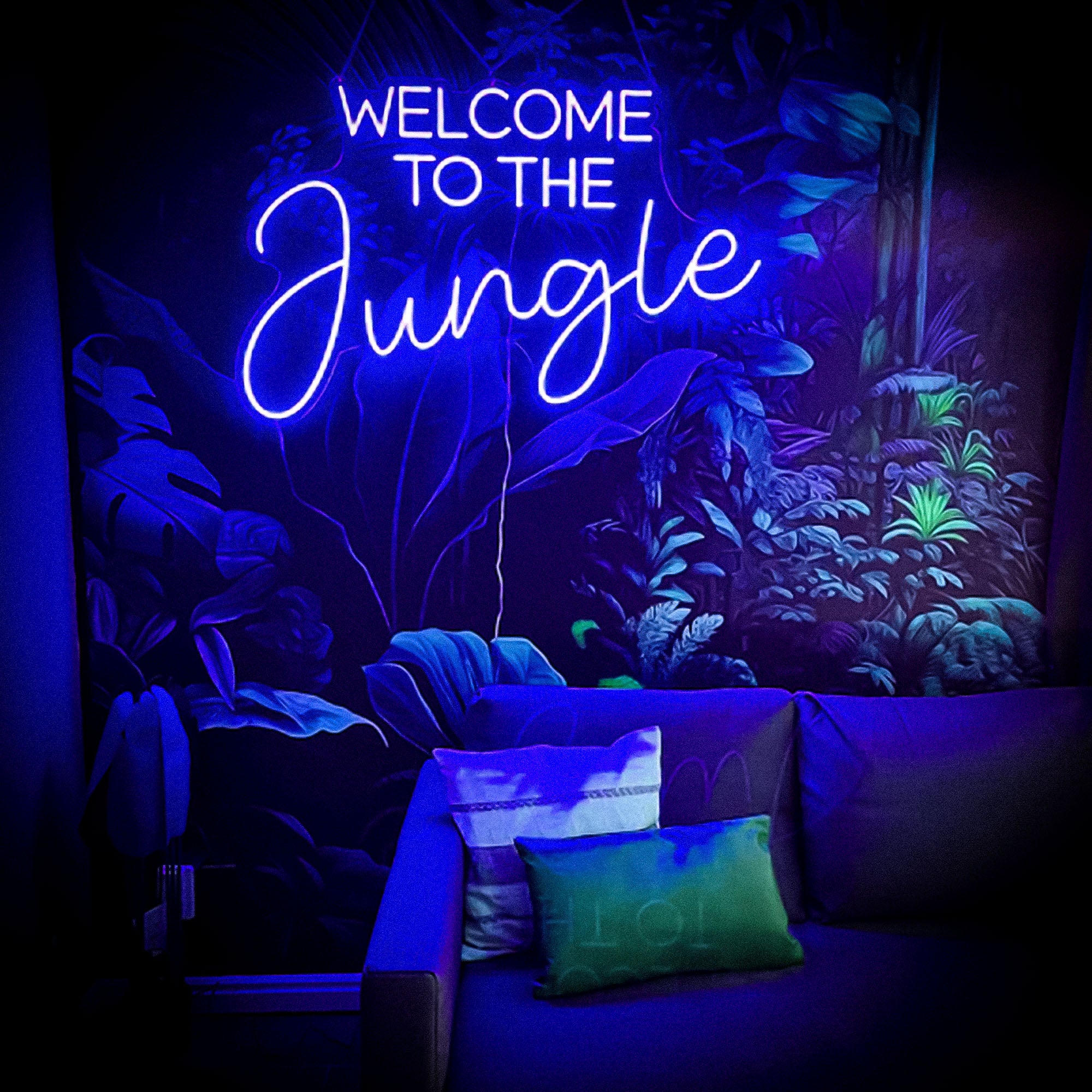 Welcome to the Jungle Neon Sign