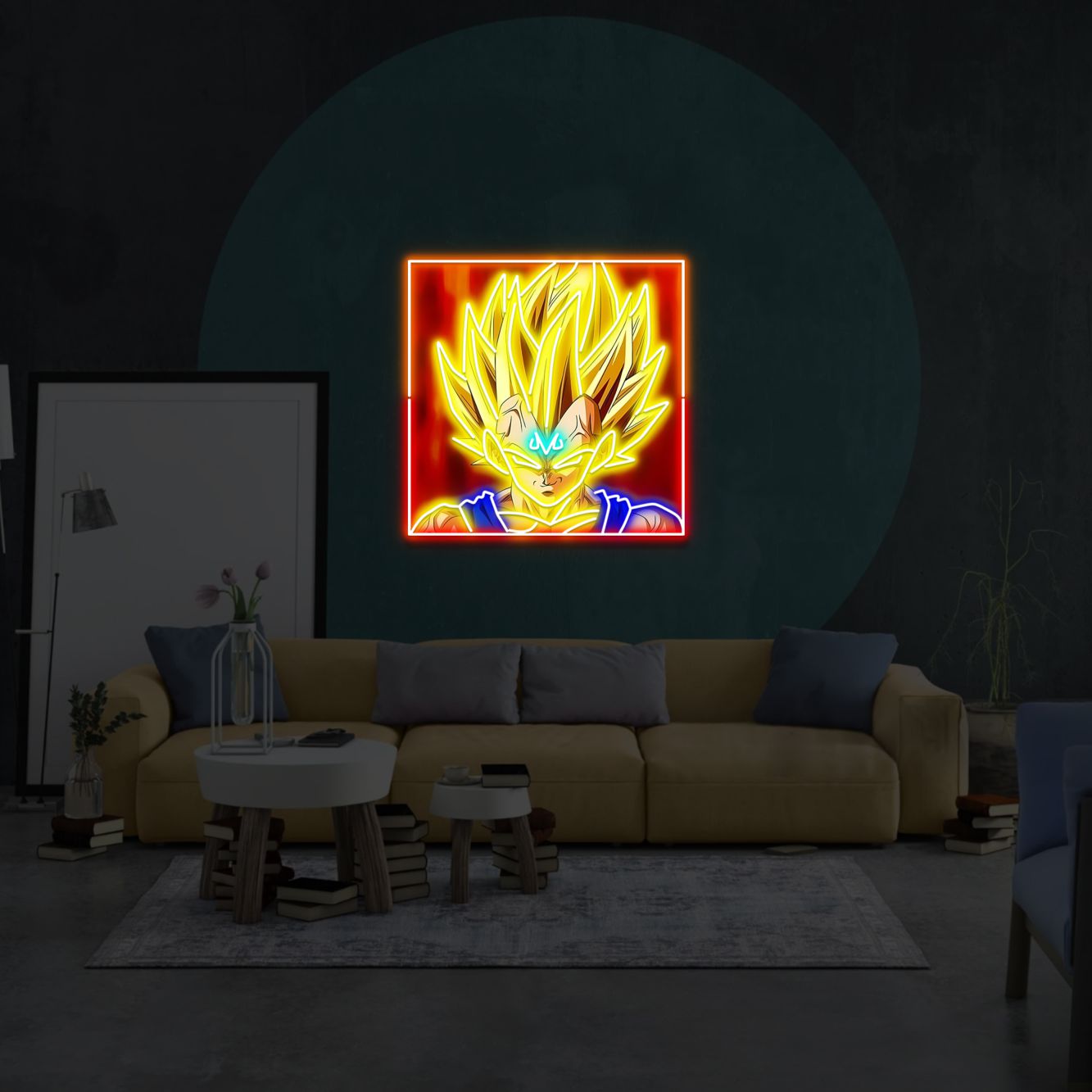 Goku UV Neon Sign