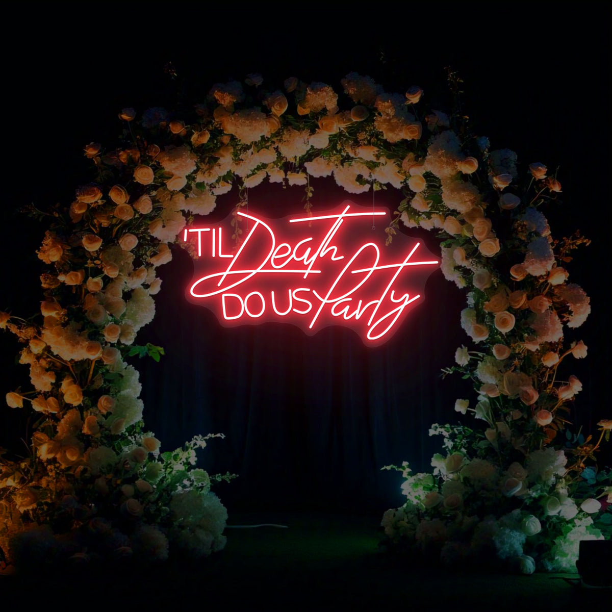 Till Death Do Us Party Neon Sign