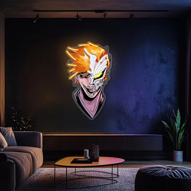 Ichigo Kurosaki UV Neon Sign