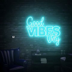 Good Vibes Only Neon Sign