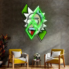 Rick UV Neon Sign
