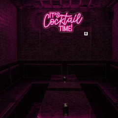 It’s Cocktail Time Neon Sign