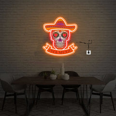 Viva México UV Neon Sign