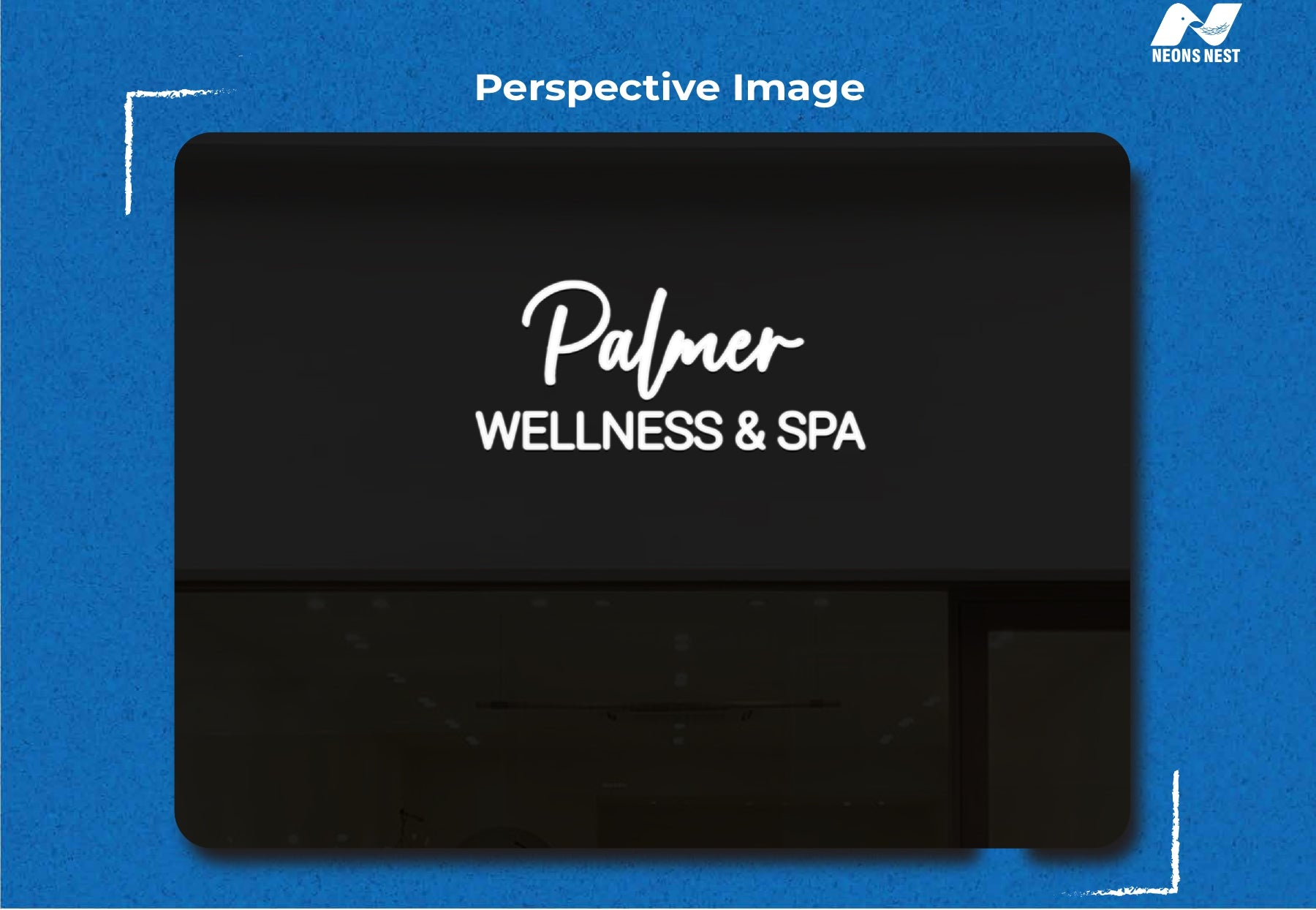 3D Acrylic Front-Lit Sign-Palmer Wellness & Spa - Neonsnest.com