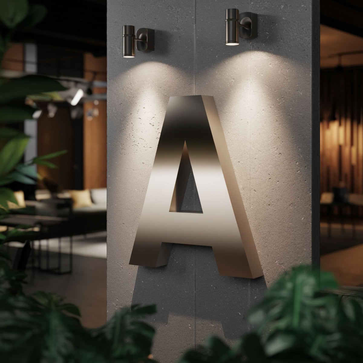 3D Metal Letters Sign