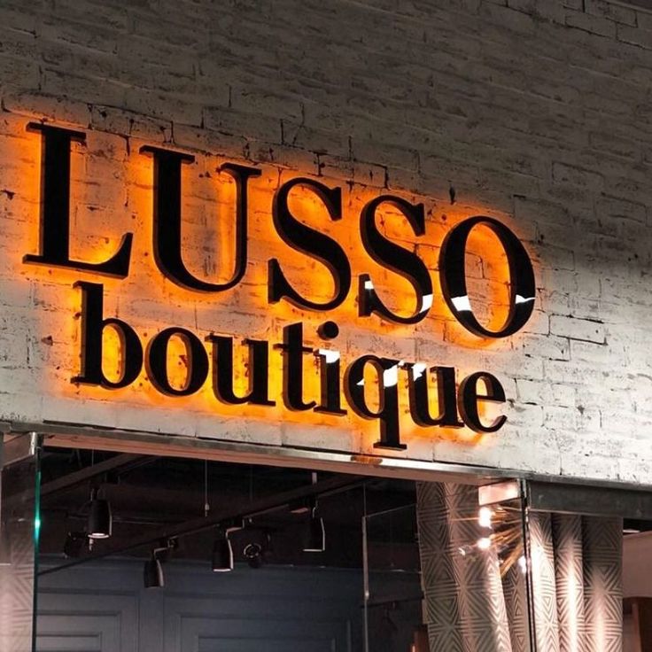 Custom 3D metal backlit sign