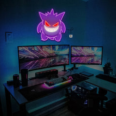 Gengar UV Neon Sign