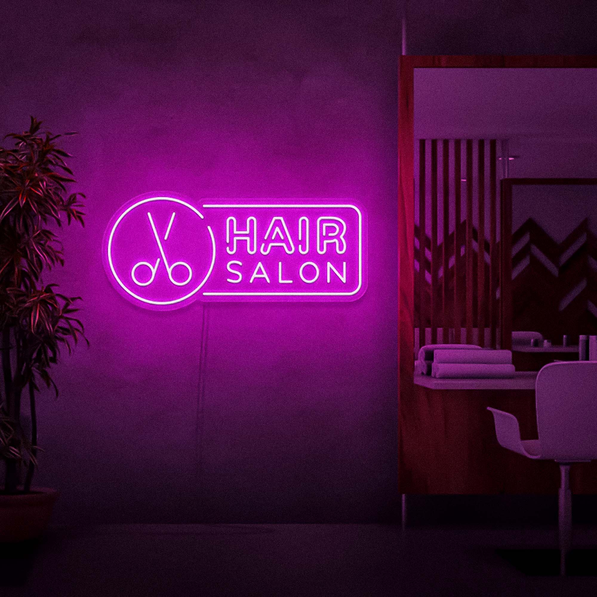 Hair Salon Neon Sign