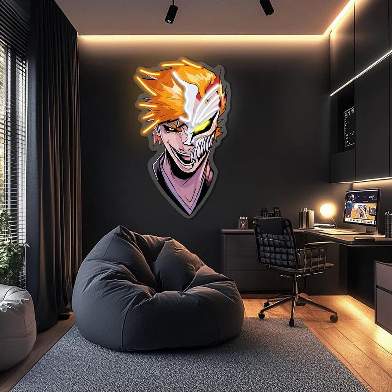 Ichigo Kurosaki UV Neon Sign