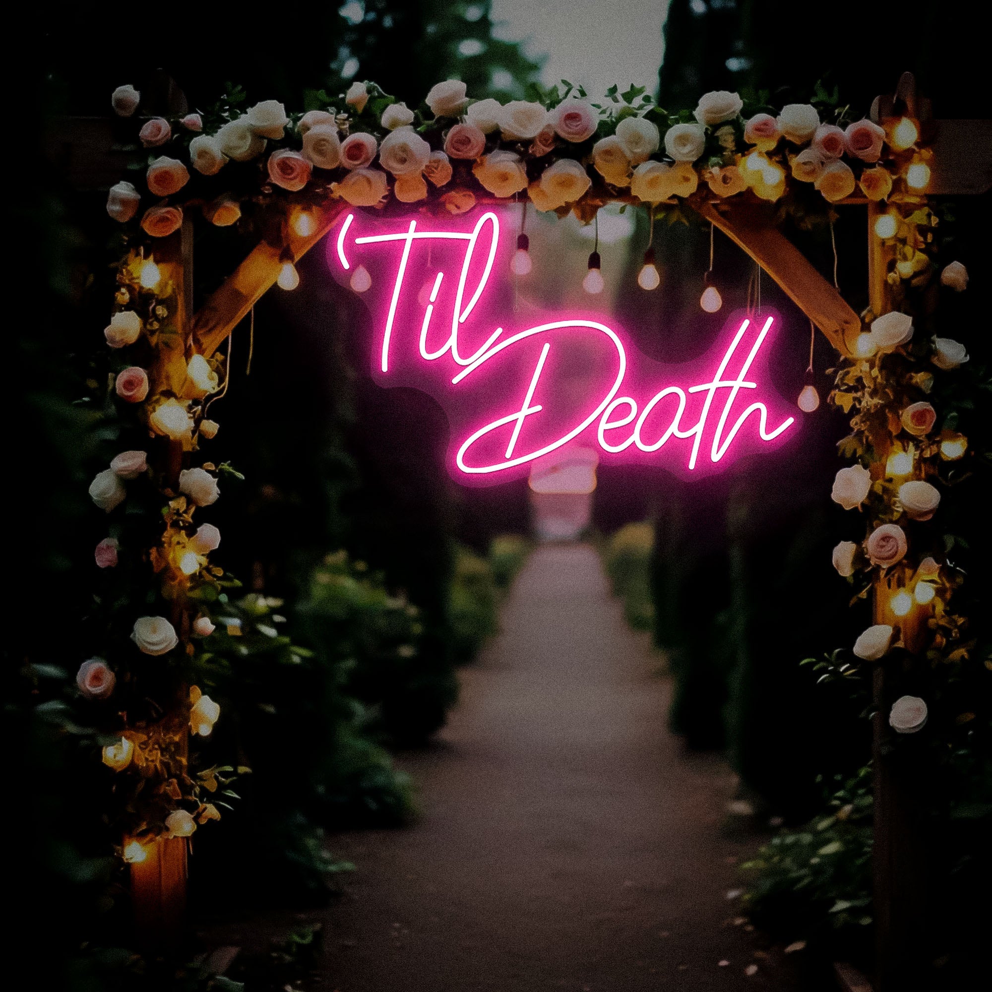 Til Death Neon Sign