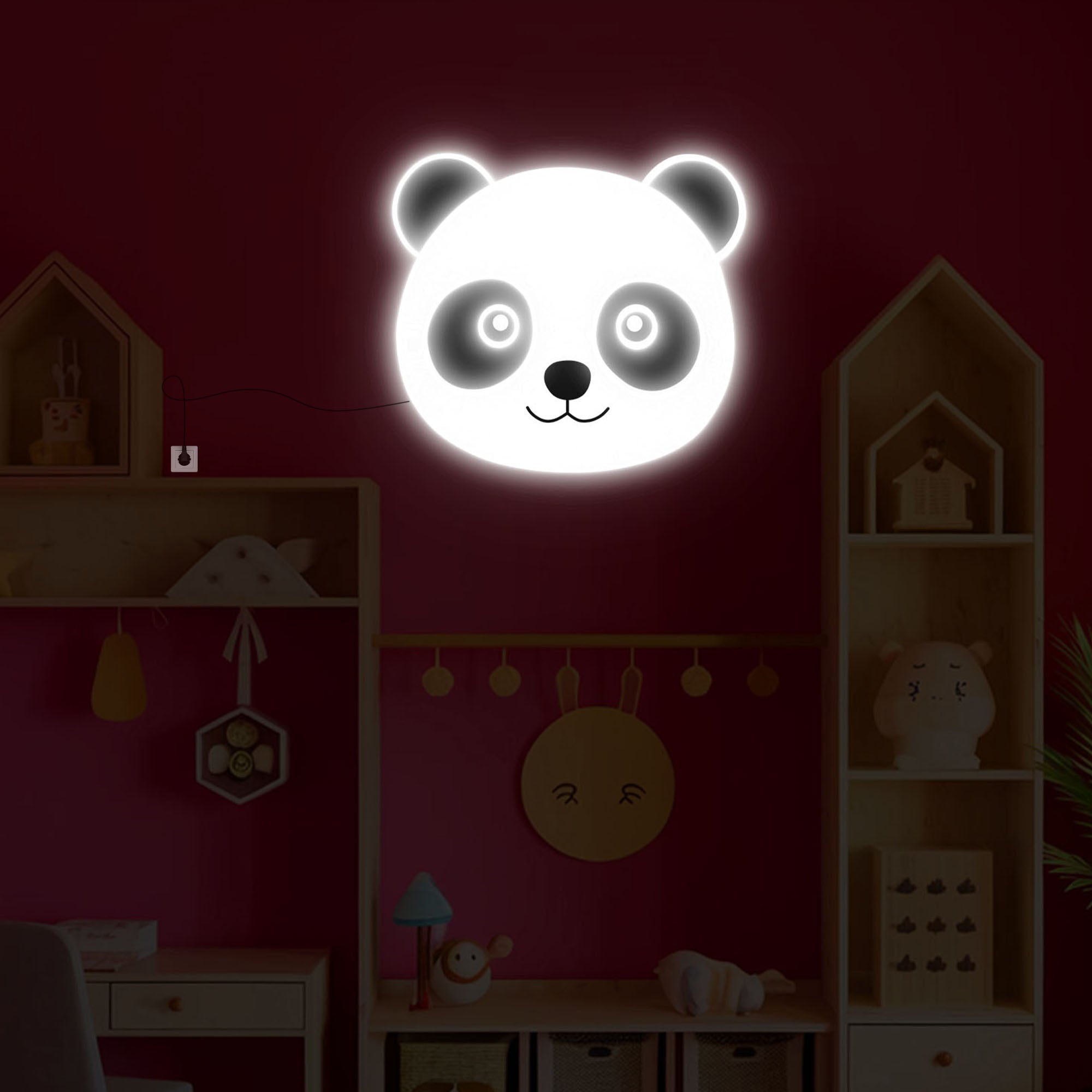 Panda UV Neon Sign