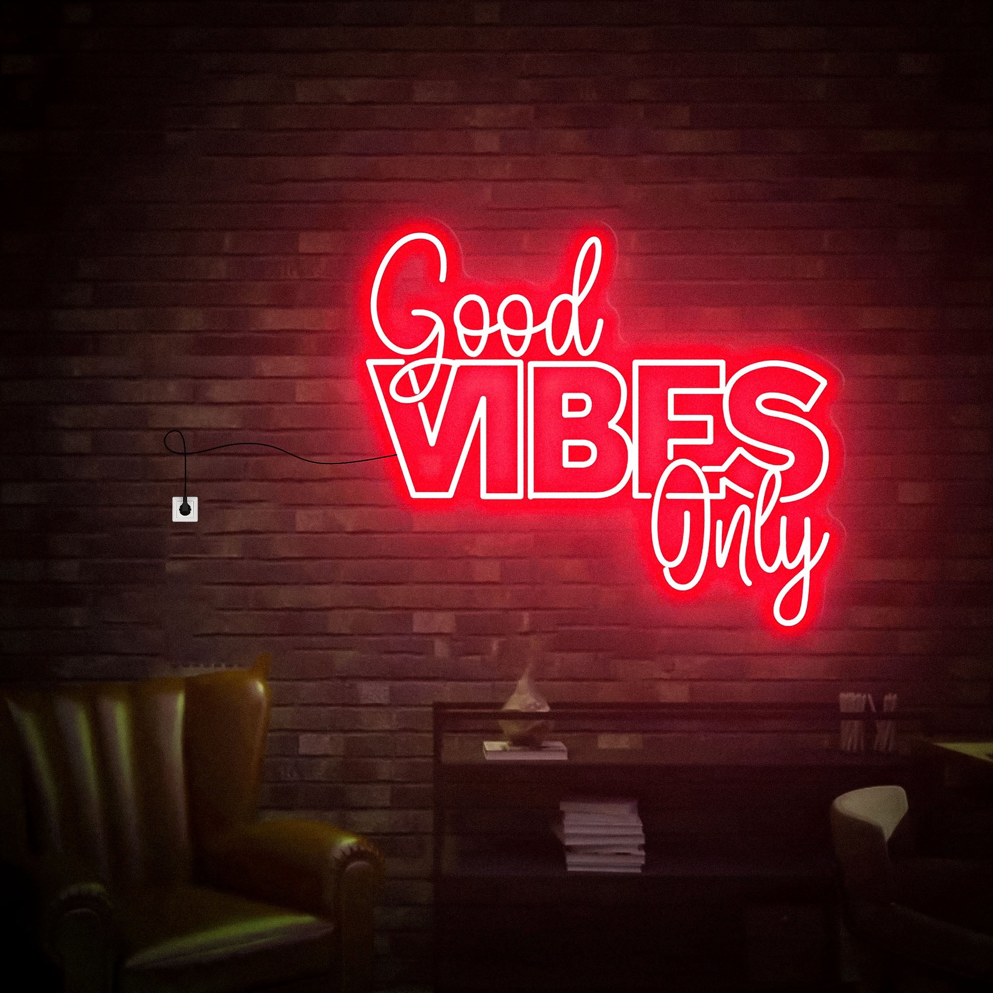 Good Vibes Only Neon Sign